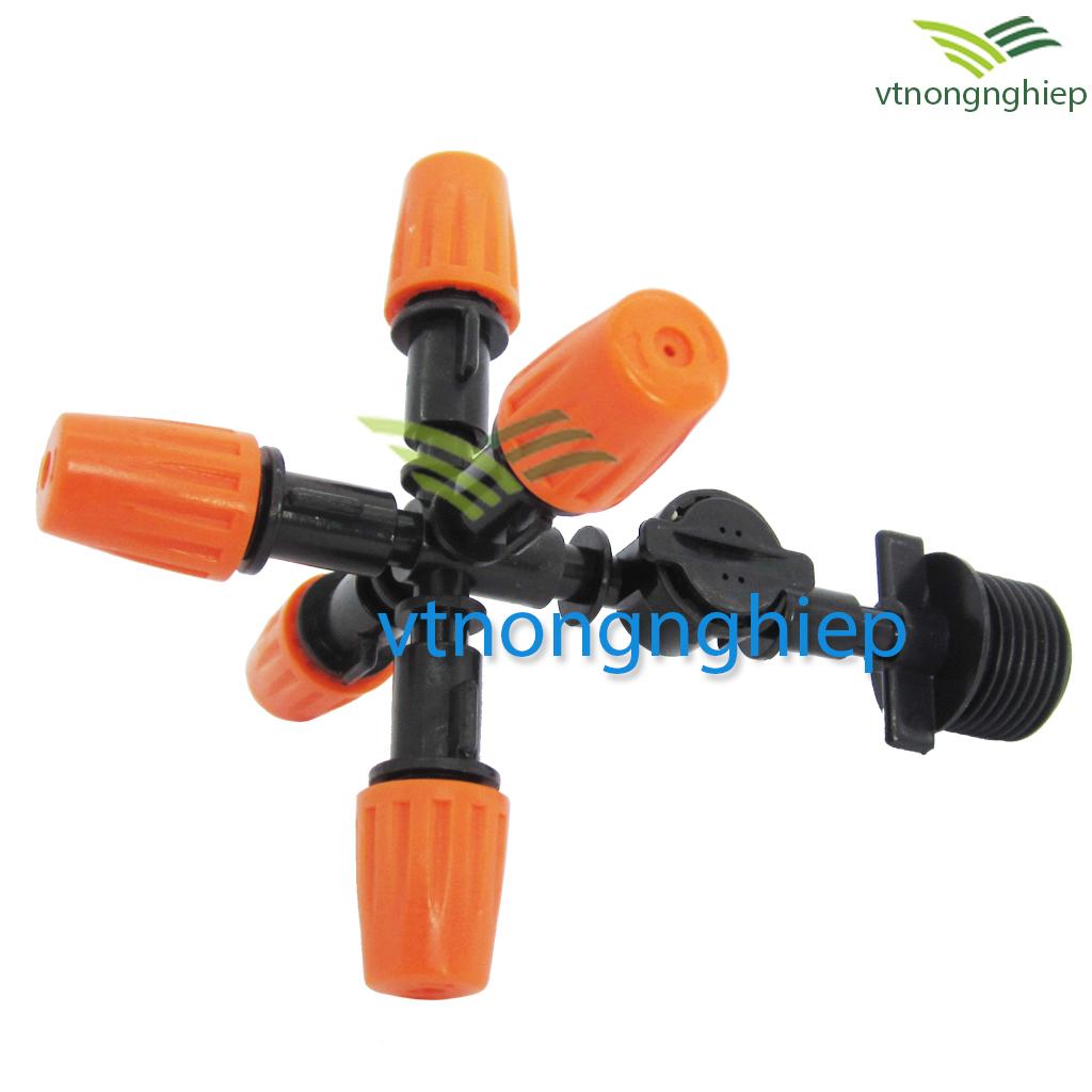 5  BÉC TƯỚI PHUN SƯƠNG HOA LAN 5 TIA