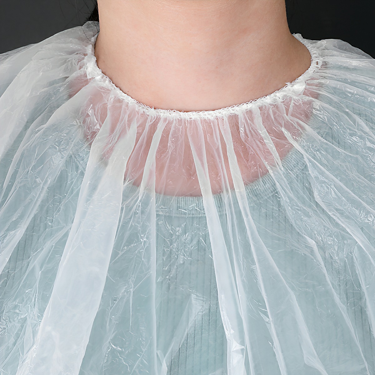 Improved version of thick nylon hair dyeing cape