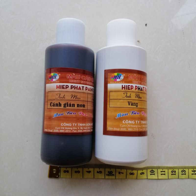 Tinh màu PU sơn gỗ hiệp phát (2 lọ)