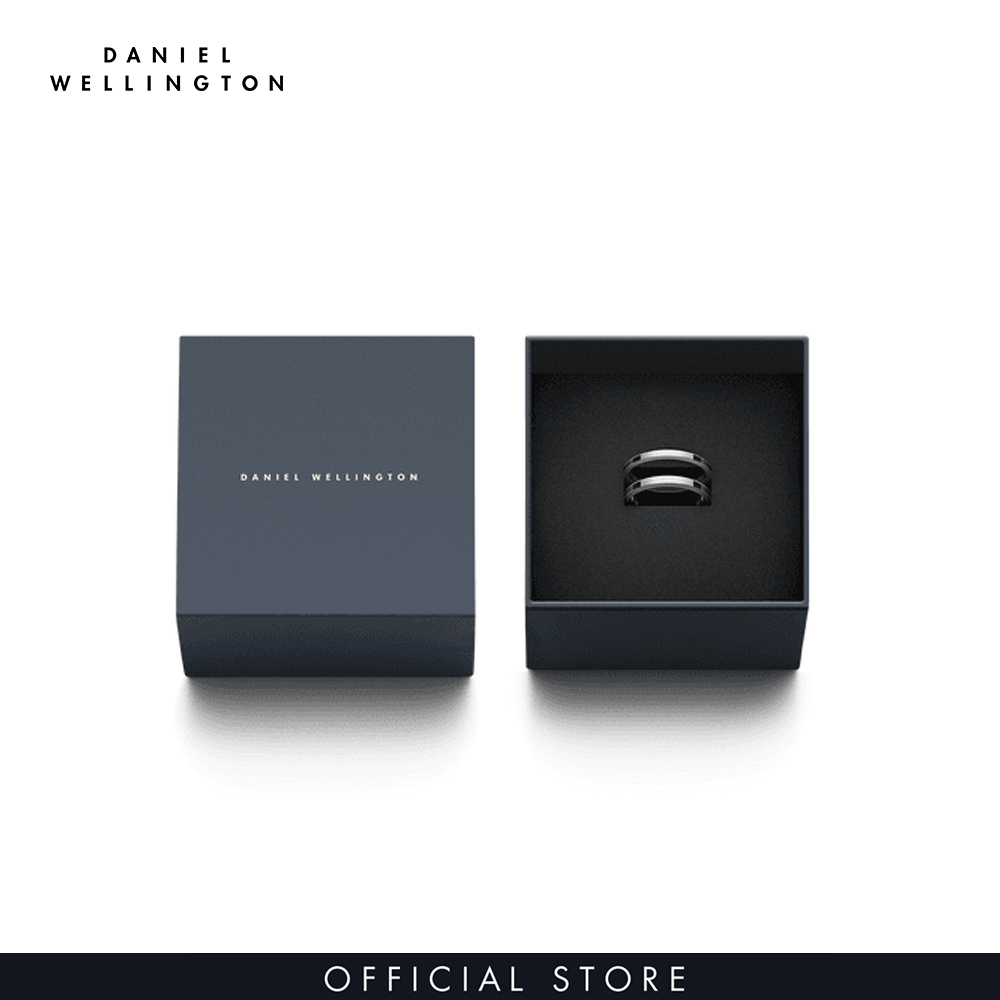 Nhẫn Daniel Wellington 2 vòng màu bạc - Elan Dual Ring