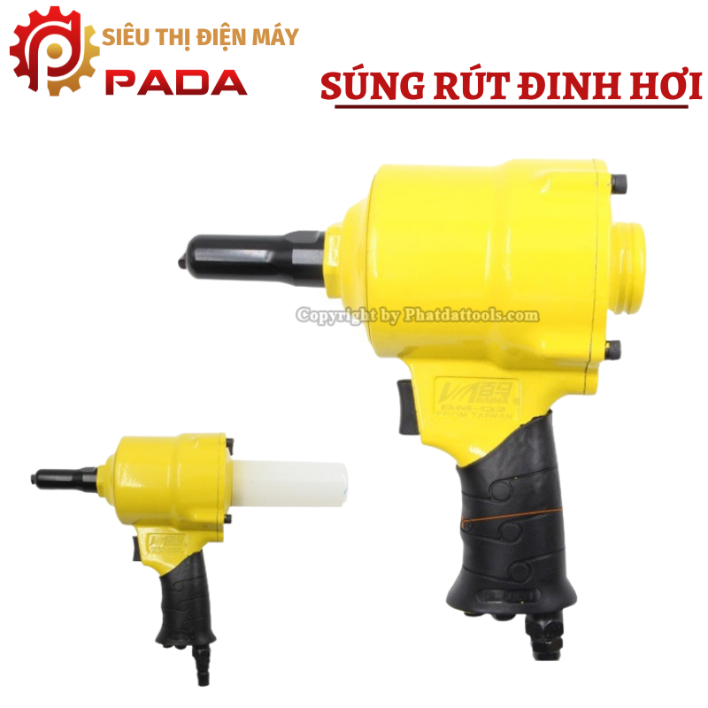 Máy Rút Đinh Tán,Đinh Rive Dùng Hơi-Sung Rút Đinh Dùng Hơi TOP-Hàng Đài Loan