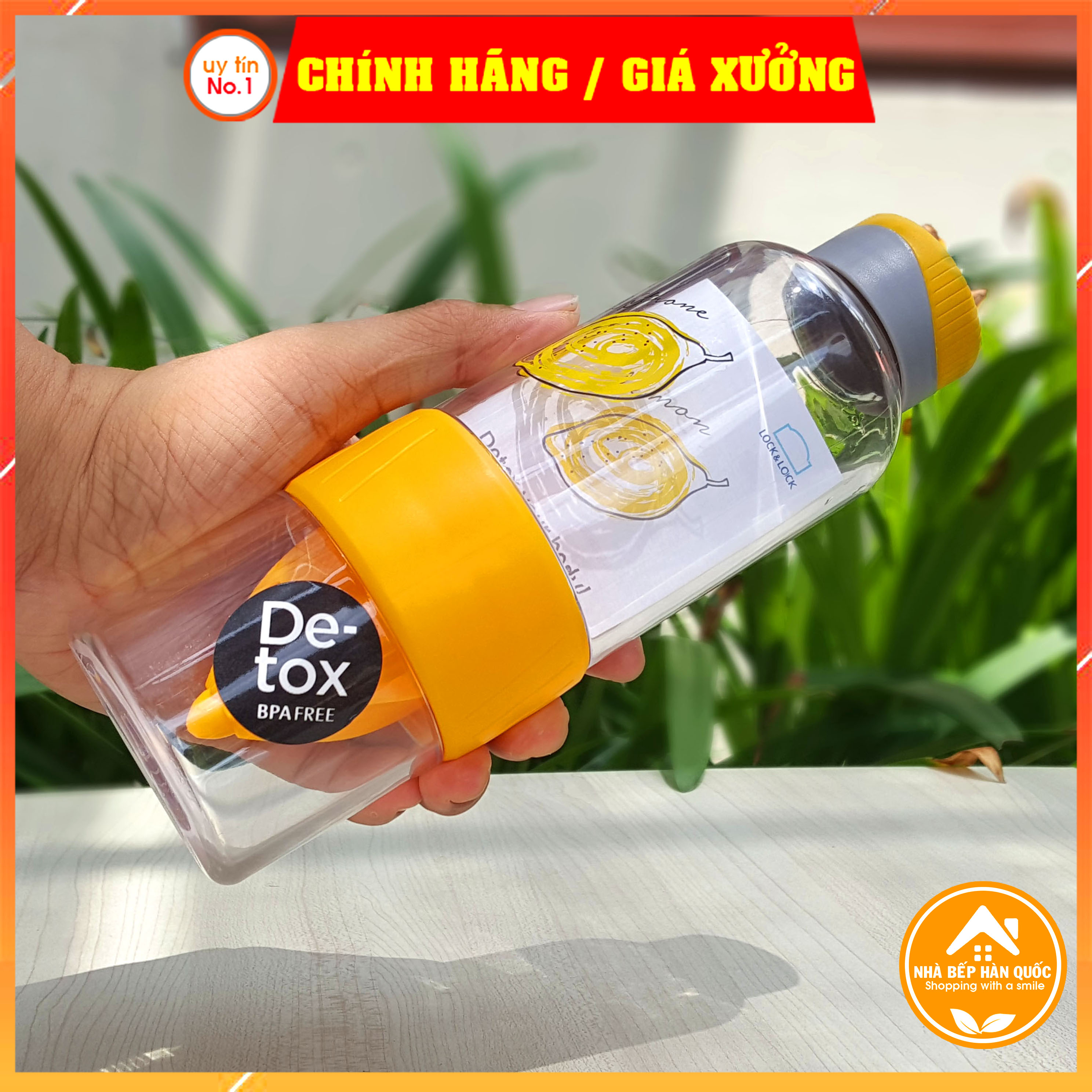 Bình nước, bình đựng nước Lock&Lock dung tích 520ml ABF659 [Chính hãng]