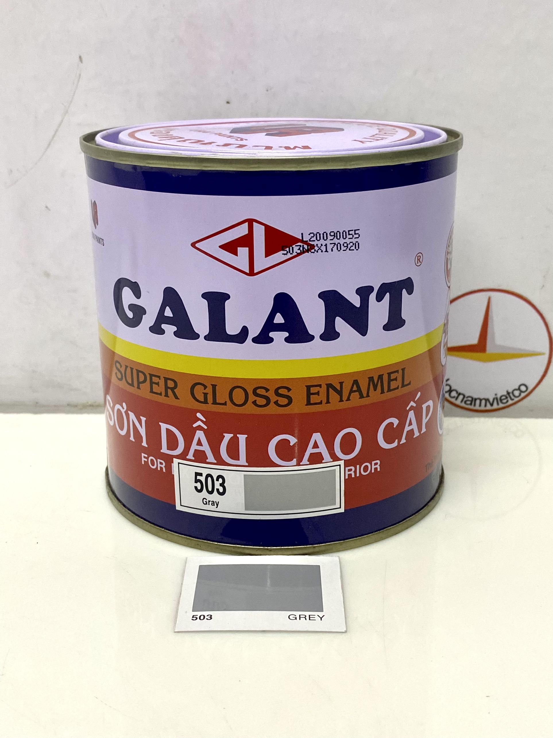 Sơn sắt, sơn dầu Galant màu xám 503 800ML