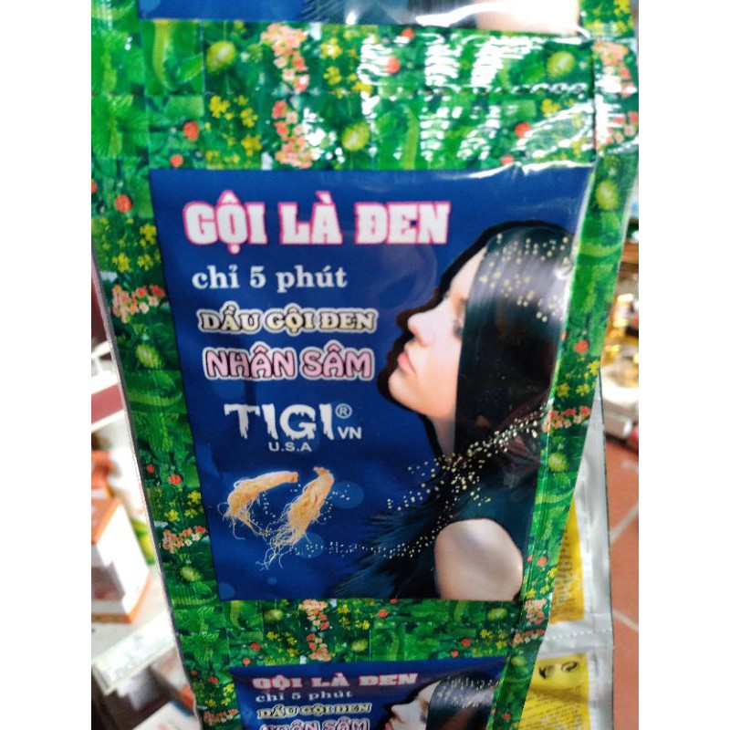 Dầu Gội Đen Nhân Sâm Tigi 23ml- Gội là đen