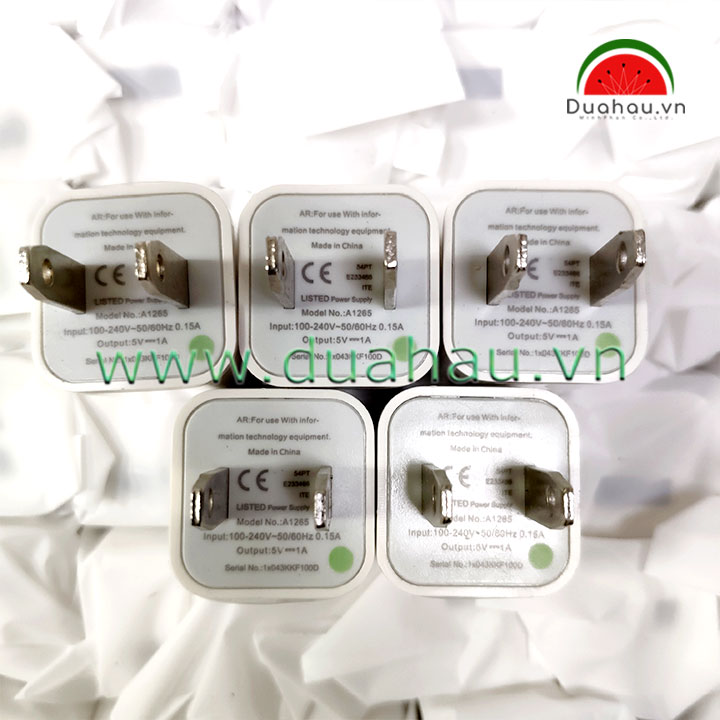 [HCM]Củ sạc 5V-1A cổng USB sạc điện thoại đồng hồ