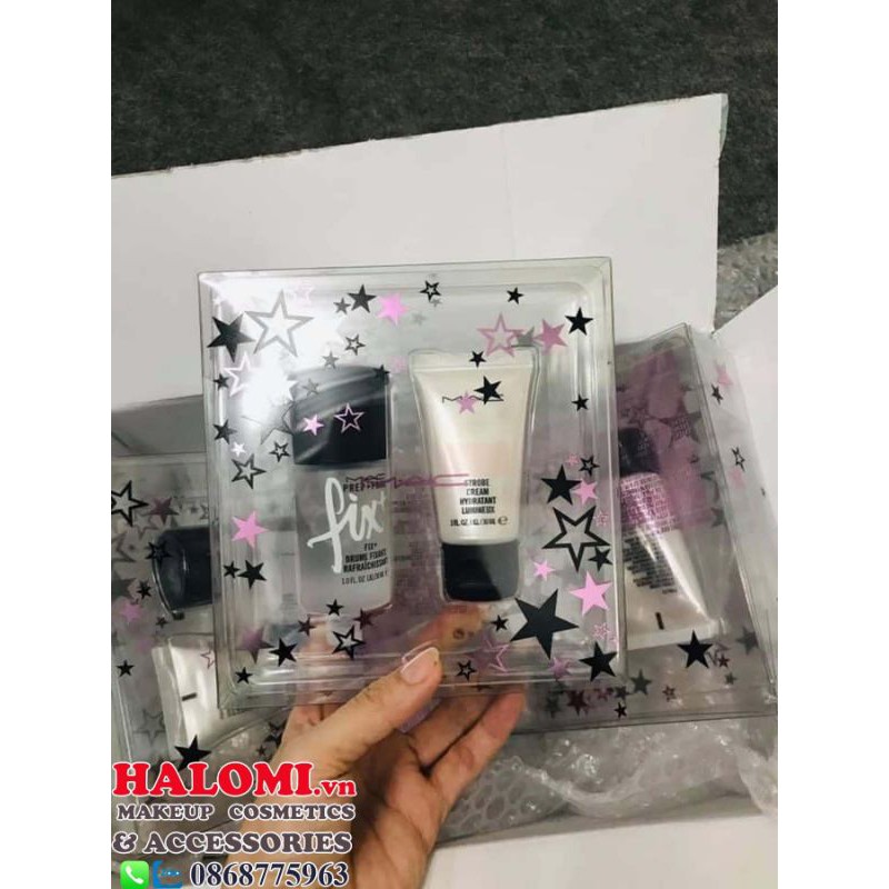 Set Kem Lót Và Xịt Khoáng Mac HALOMI STORE