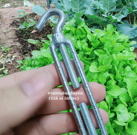 Tăng đơ dây cáp thép mạ M6 - [Ø 6mm]