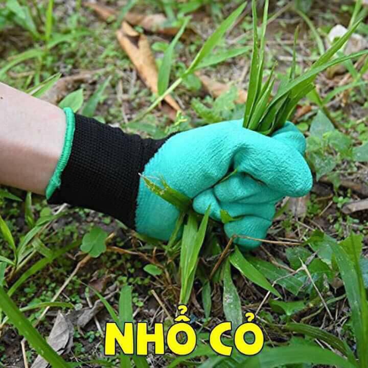 Găng Tay Làm Vườn Chuyên Dụng Có Móng Cào Đất