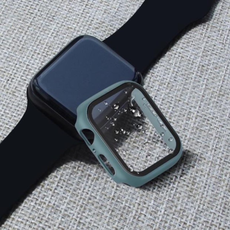 Ốp viền kèm kính cường lực bảo vệ mặt Apple watch 38mm, 40mm, 42mm, 44mm {Cung cấp sỉ toàn quốc}