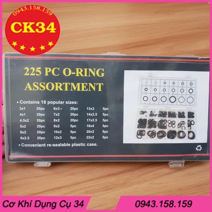 Bộ 225 gioăng cao su chất lượng cao