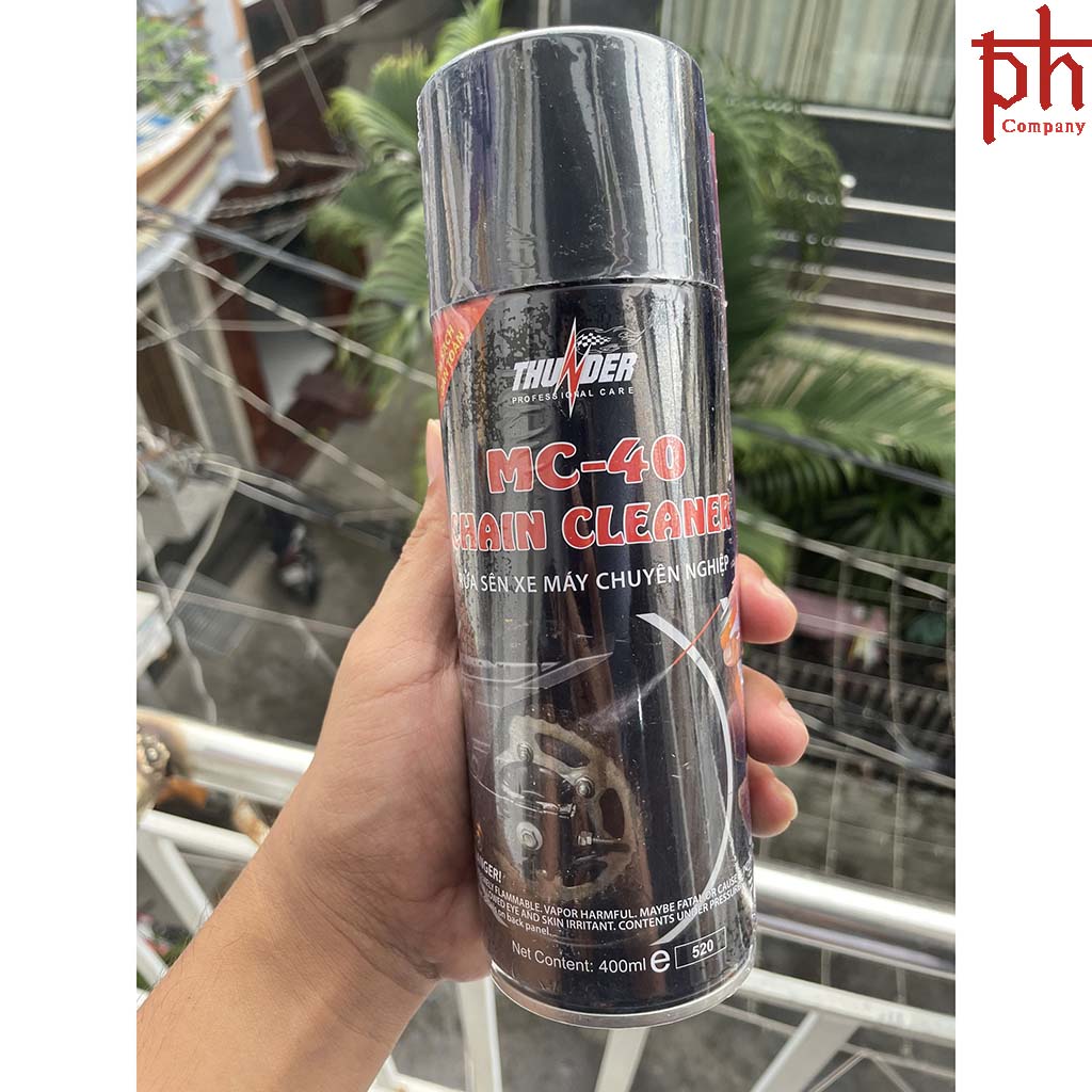 Chai Xịt Rửa Sên/Xích Xe Máy Thunder MC40 400ml-PHS
