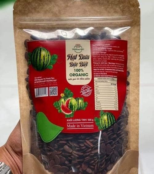 HẠT DƯA RANG CỦI TRƯỜNG ĐẠT TÚI ZIP 500G