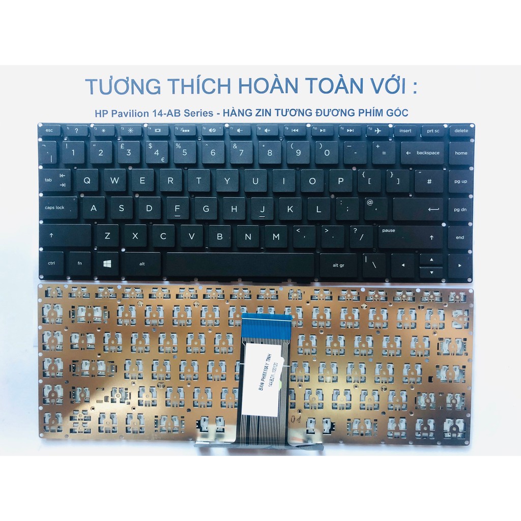 [HCM]Bàn Phím Laptop HP X360 13U HP Pavilion 14-AB 14-AL Series HP Pavilion 13-AB Series Hàng Zin Bảo Hành Toàn Quốc