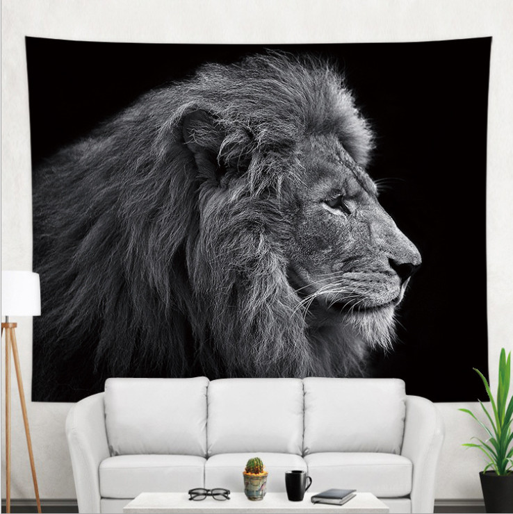 Tranh Vải Treo Tường Trang Trí Phòng Ngủ, Thảm Treo Tường Decor Hàng Đẹp (150X130Cm, Tặng Móc Treo)