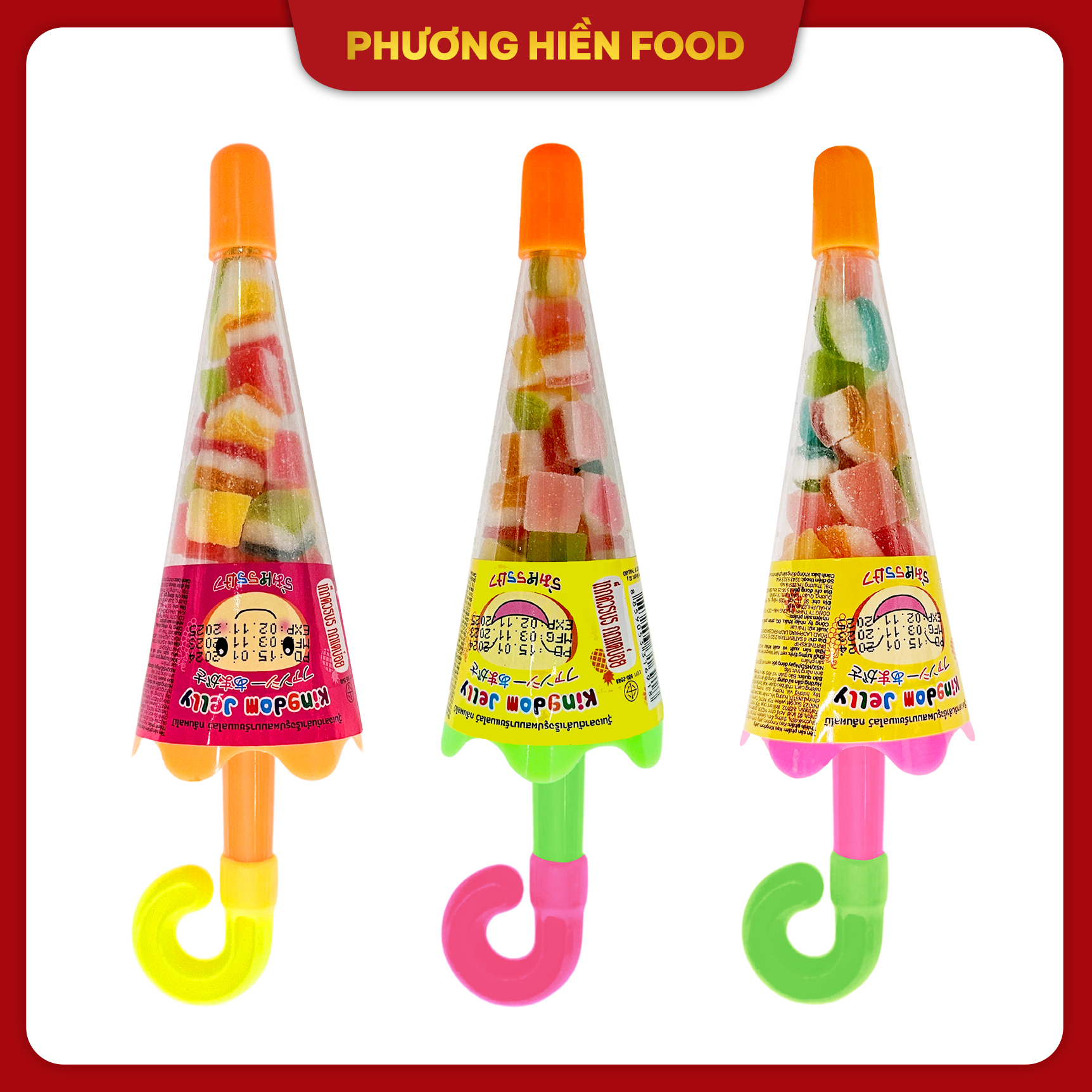 [ kẹo đồ chơi trẻ em ] Kẹo kingdom jelly - ô 32g