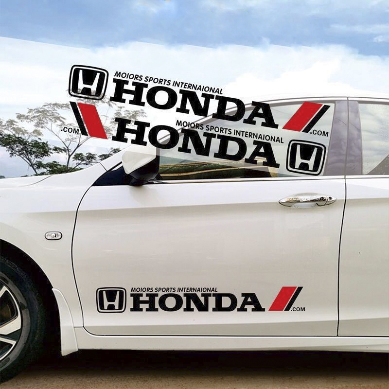 Bộ Tem HONDA Phản Quang Dán Thân xe hơi ( giá bán 2 tem )