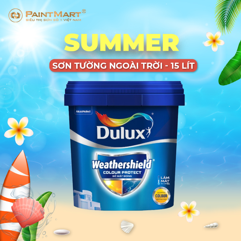 Sơn tường ngoài trời Dulux Weathershield Colour Protect (Sơn ngoại thất)