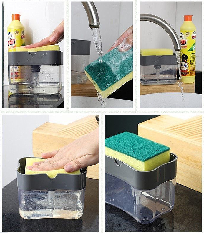 Hộp đựng xà bông rửa chén tiện dụng cho gia đình sp081430