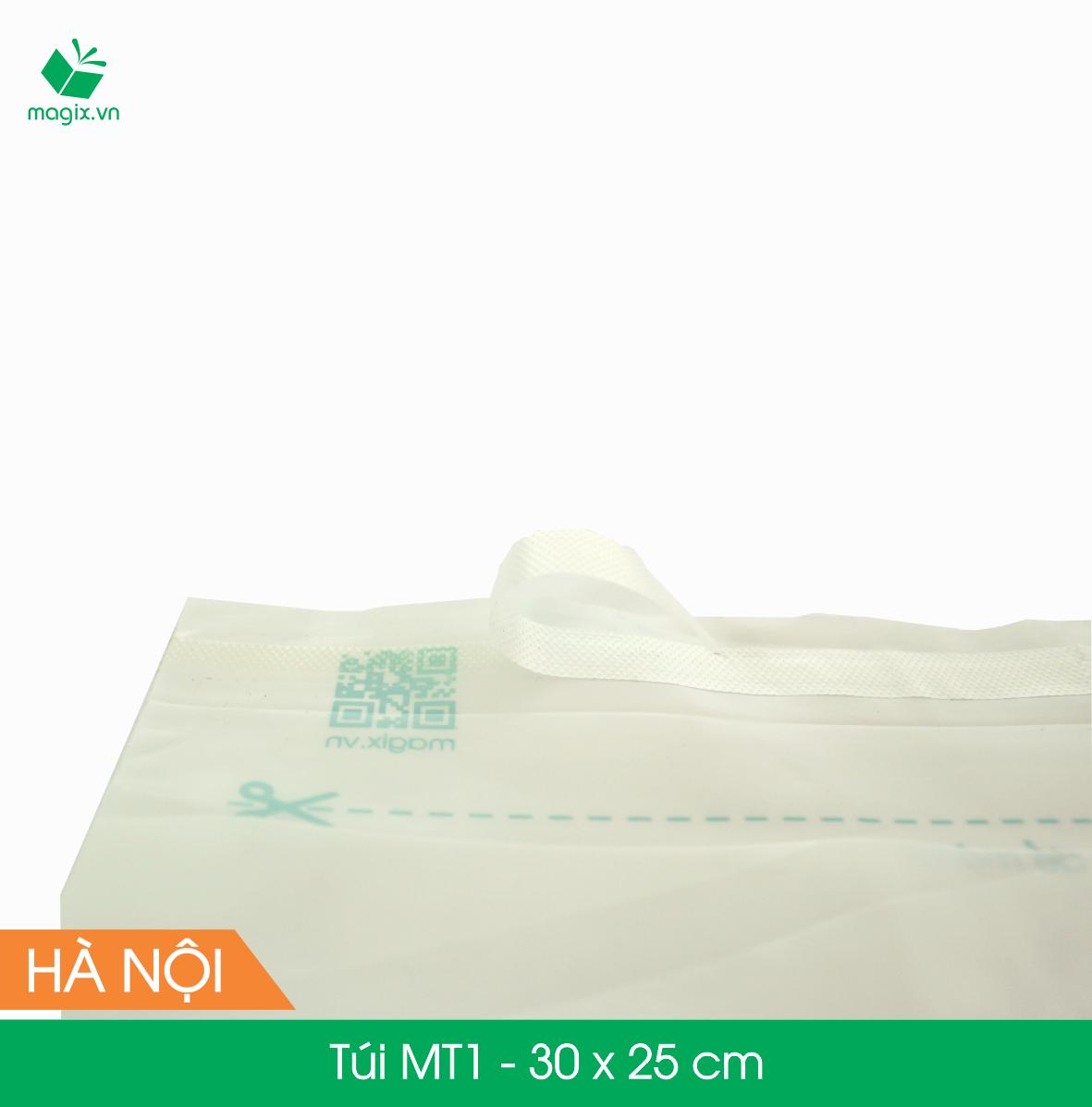 MT1 - 30x25 cm - 100 Túi nilon (tự phân hủy sinh học) đóng hàng