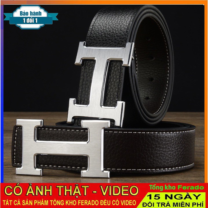 Dây thắt lưng nam chữ H sành điệu