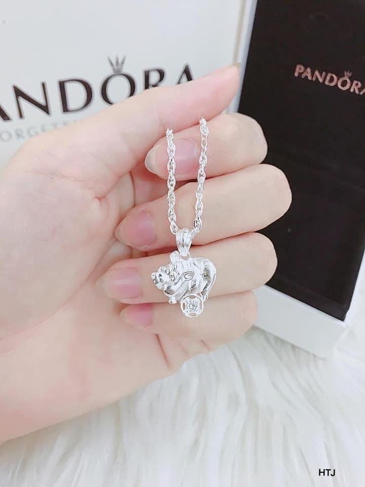 Dây chuyền BẠC TA mặt CON GIÁP cho BÉ yêu