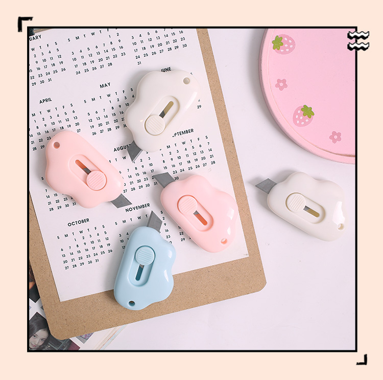 Dao Rọc Giấy Hình Đám Mây Dễ Thương - Có Thể Làm Móc Khóa - BEYOU