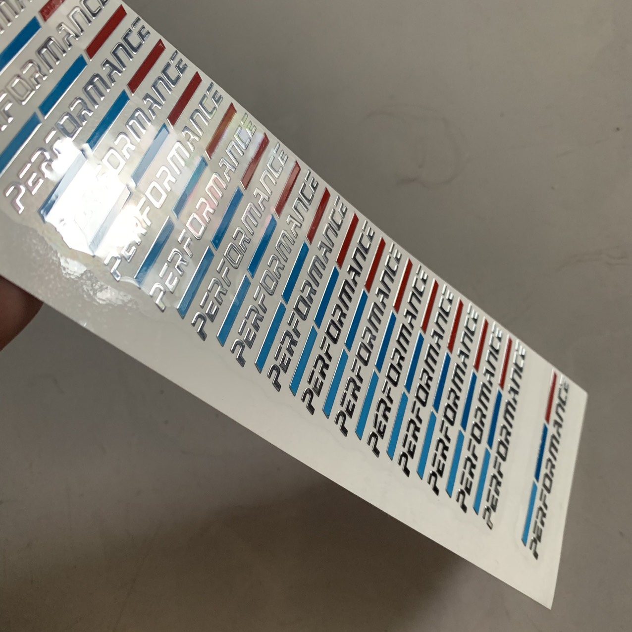 Tem inox performance dán trang trí xe ô tô và xe máy (giá bán 1 tem)