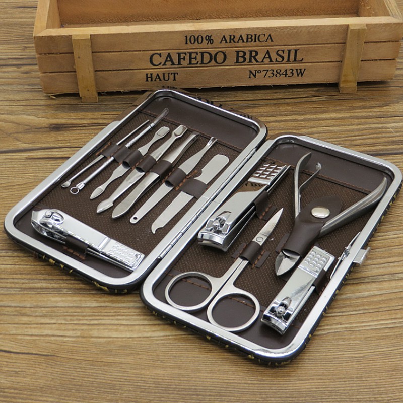 Set 12 Món Cắt Móng Tay - Set Dụng cụ Làm Móng (Bấm móng tay/Bấm móng chân)