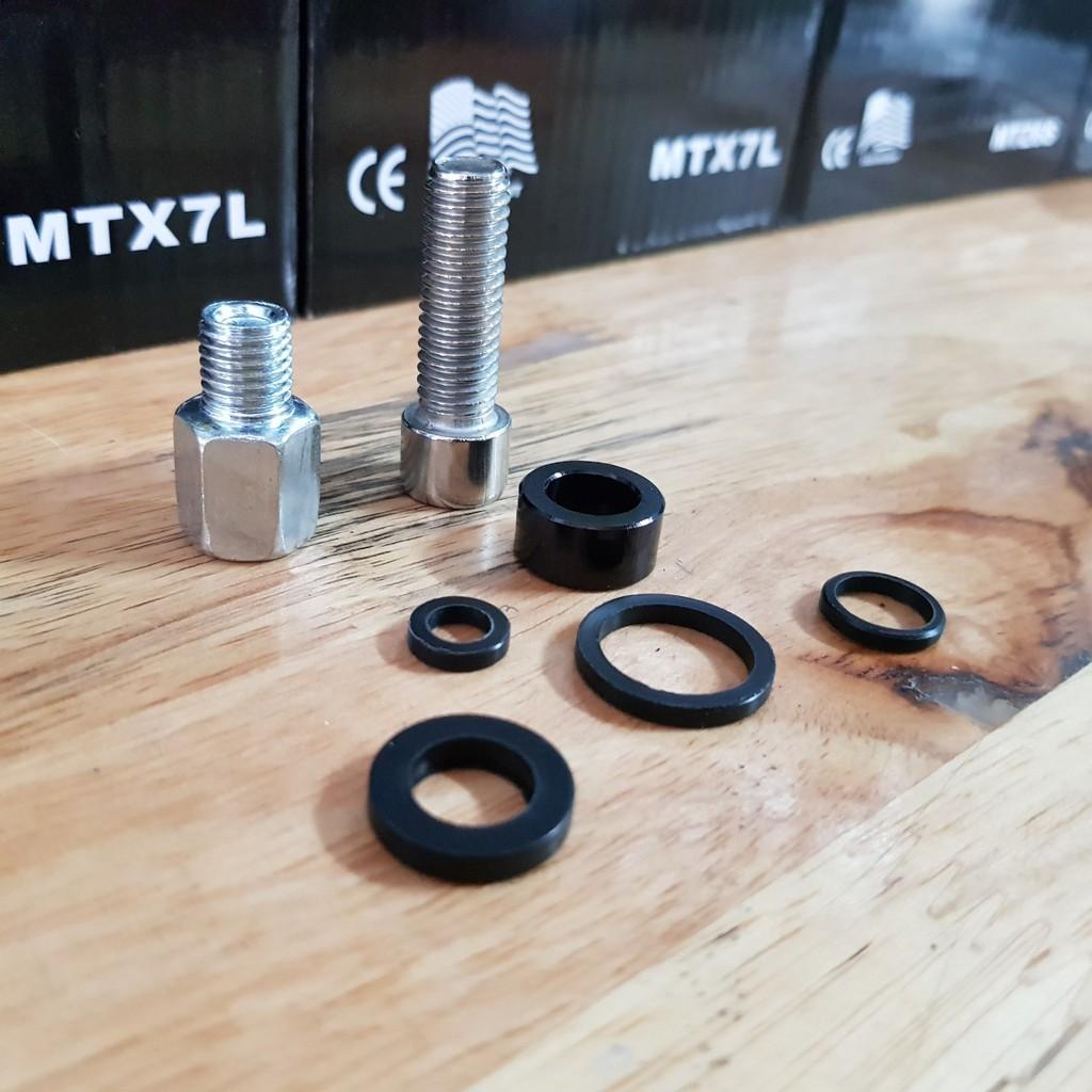 Ron chế xoay kiếng rizoma 360 độ v1 đôn nhôm và ốc ron xoay
