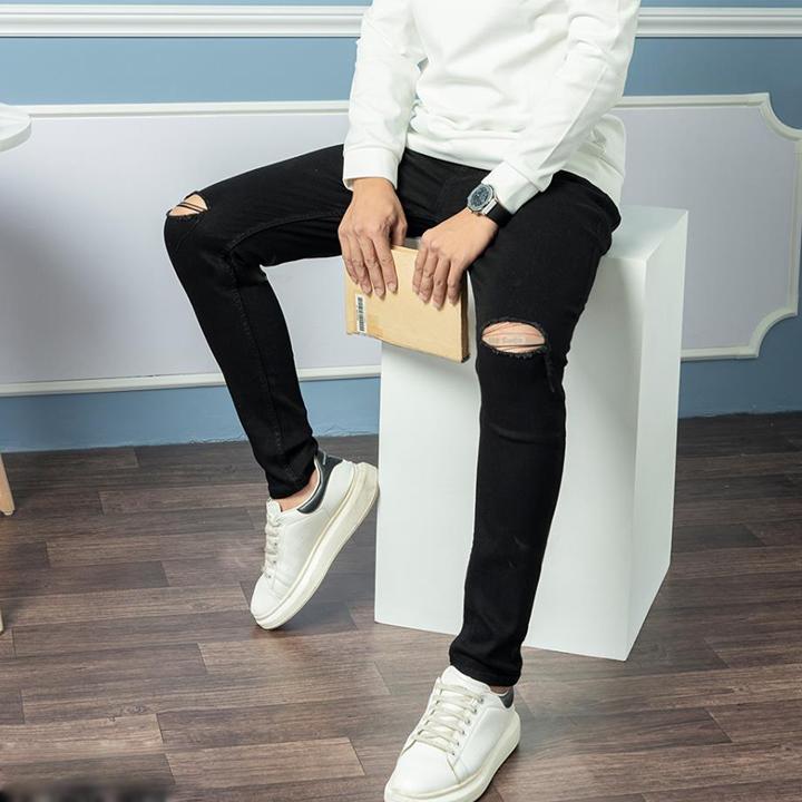 Quần jean nam chất vải mềm co giãn