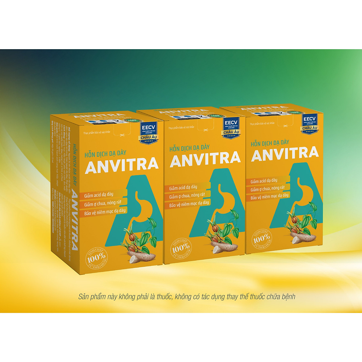 Anvitra hỗn dịch dạ dày 1 hộp 15 gói
