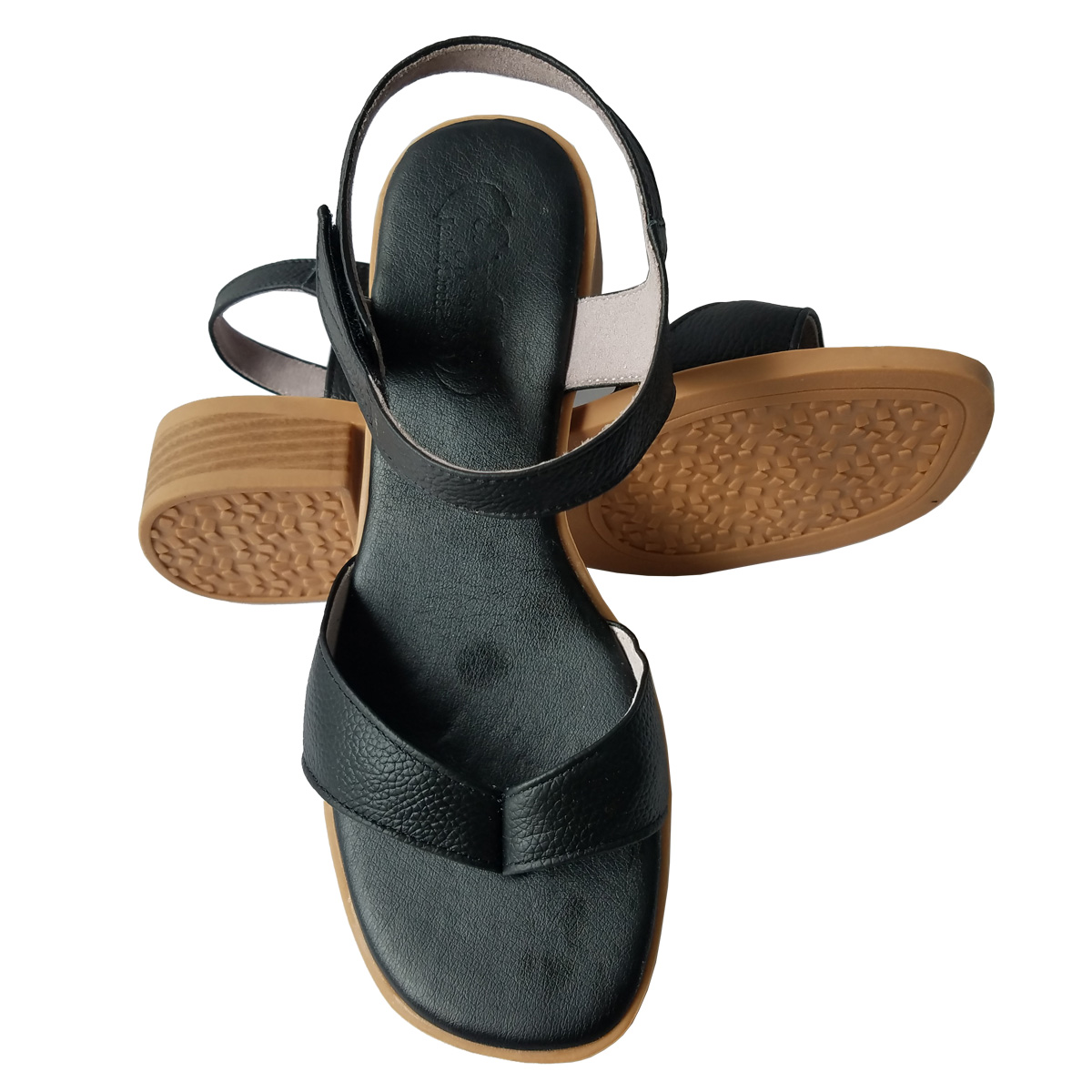 Giày Sandal Cao Gót Nữ BIGBEN Da Bò Thật Cao 3 Phân CG149