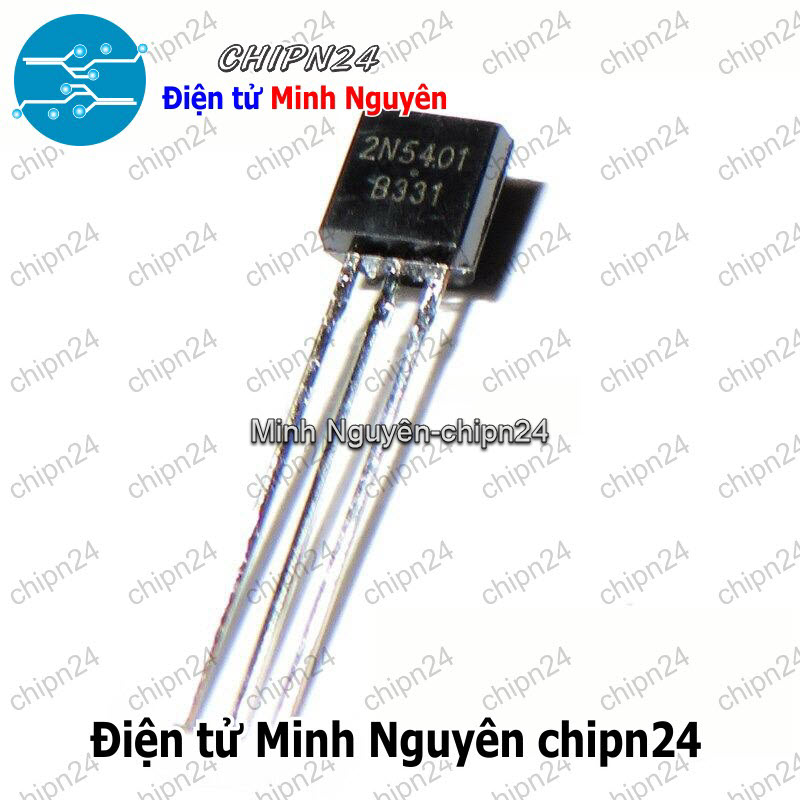 [25 con] (KT1) Transistor 2N5401 TO-92 PNP 300mA 100V (N5401 5401) - HH002005