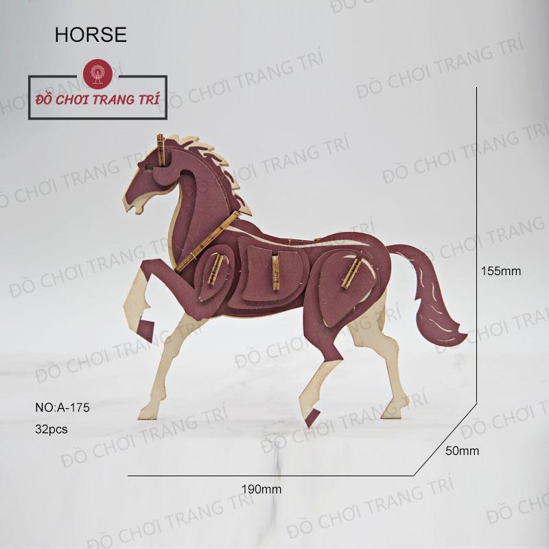 Đồ chơi lắp ráp gỗ 3D - Mô hình ĐỘNG VẬT