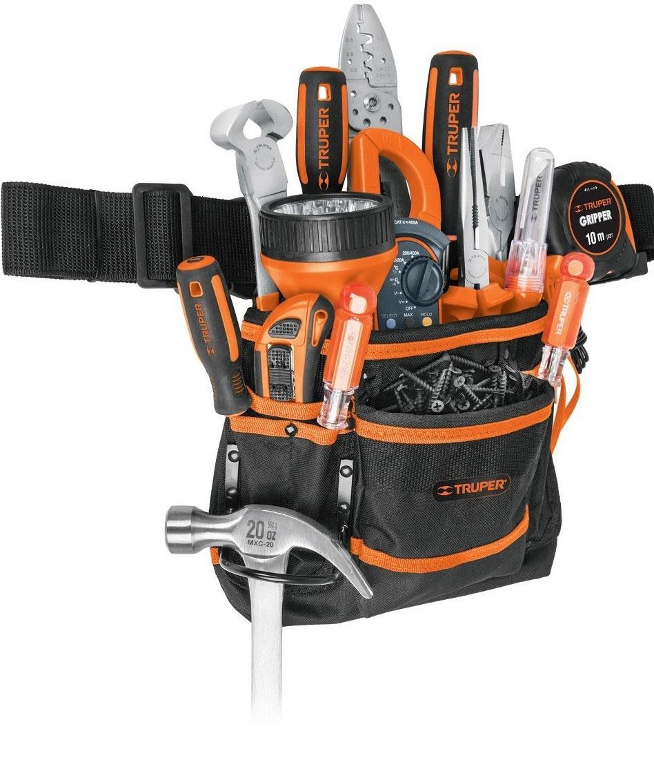 29x29cm Túi đeo đồ nghề vải Polyester Truper 15313 (PONY-13)