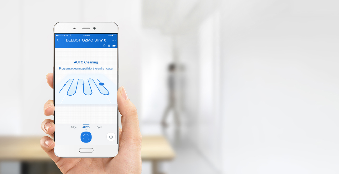 [Trả góp 0%]Robot hút bụi và lau sàn Ecovacs Deebot Ozmo Slim 11