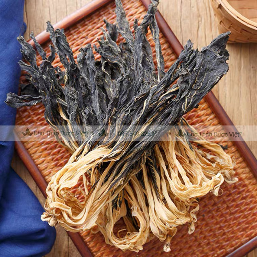 Cải bẹ trắng 100g, cải bẹ khô, thơm, nguyên liệu hầm canh dưỡng sinh, xào, muối dưa - Chợ Thảo Dược Việt