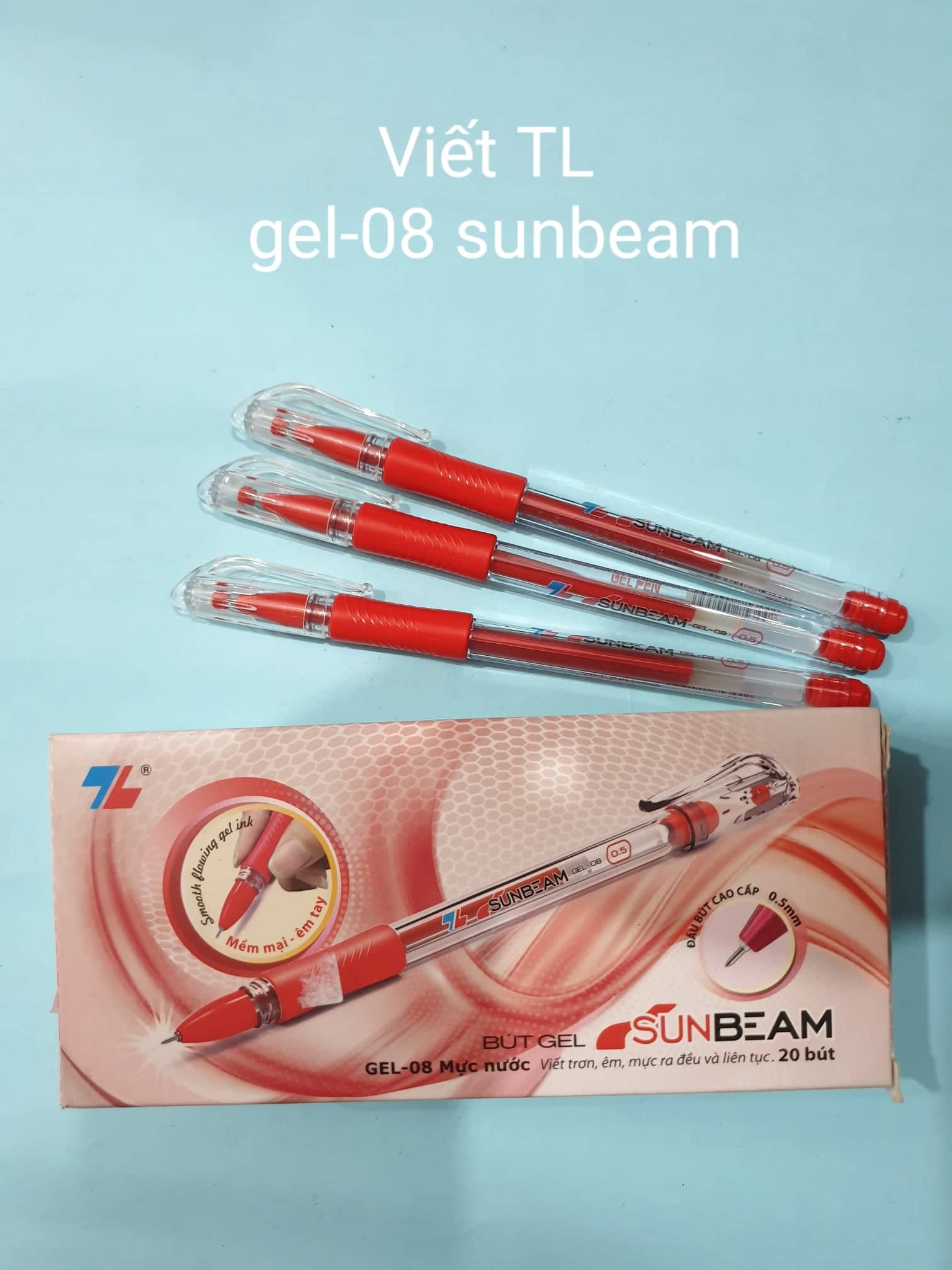 Combo 10 bút Gel TL 08 - Sunbeam