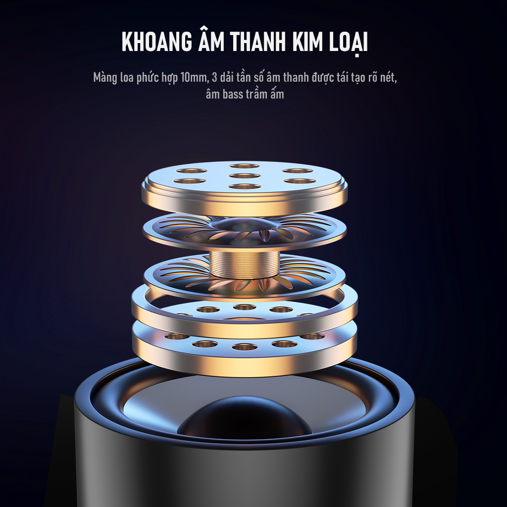 Tai nghe có dây Robot RE240S  thiết kế nhét tai âm thanh hd trong rõ có micro đàm thoại cổng 3.5mm bass tương thích  samsung oppo xiaomi huawei