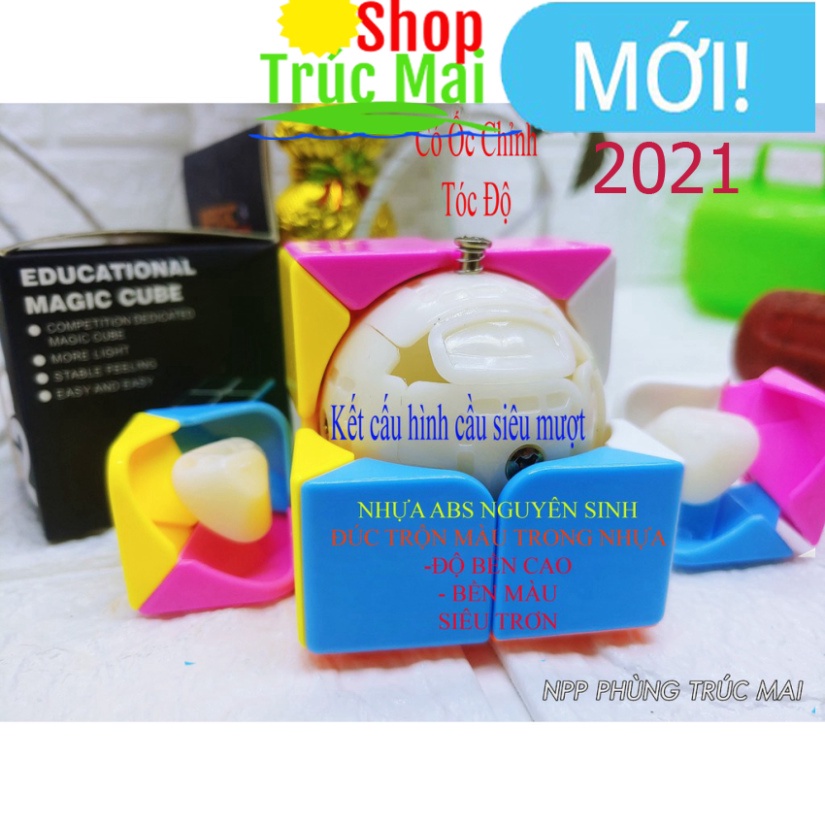 Rubik 2x2 Magic Cube Siêu trơn nhanh tốc độ cao Rubik 2 Tầng