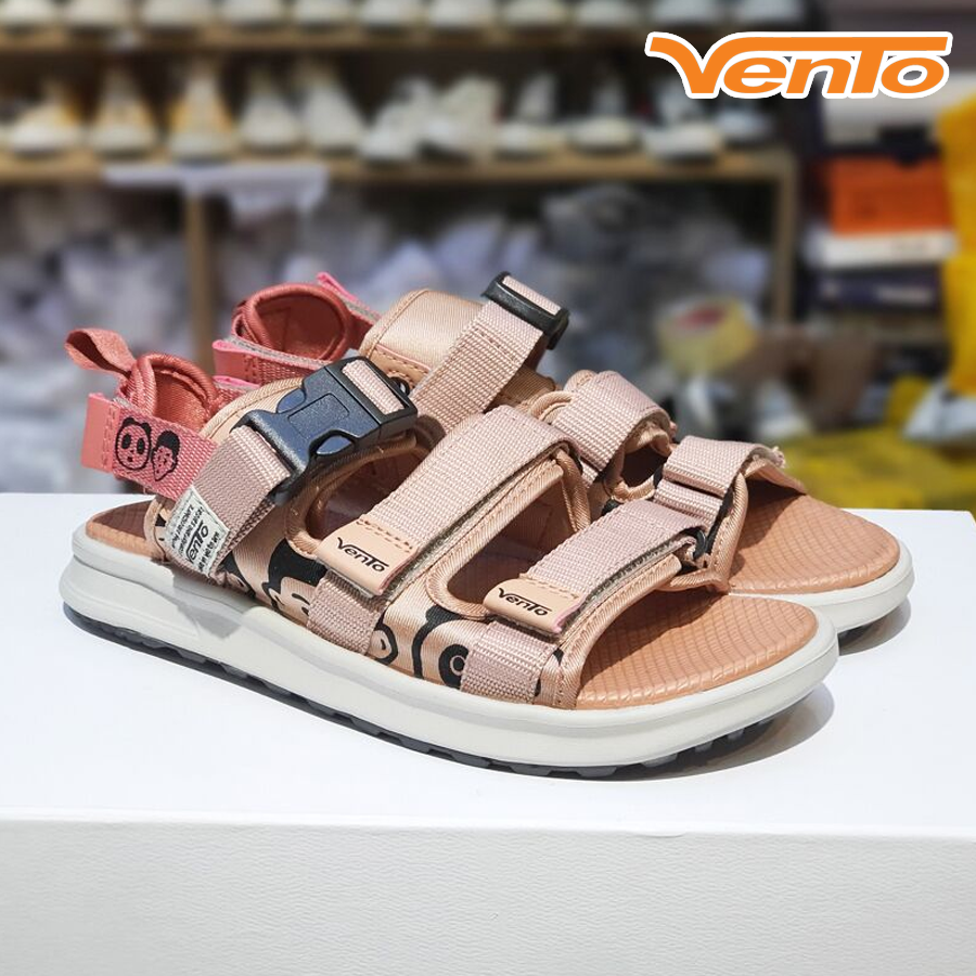 Giày Sandal Vento SD-NB80 Màu Be (Hồng Nhạt) Cá Tính