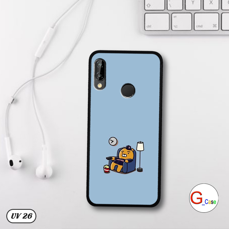 Ốp Huawei Nova 3e lưng nhám -ngộ nghĩnh