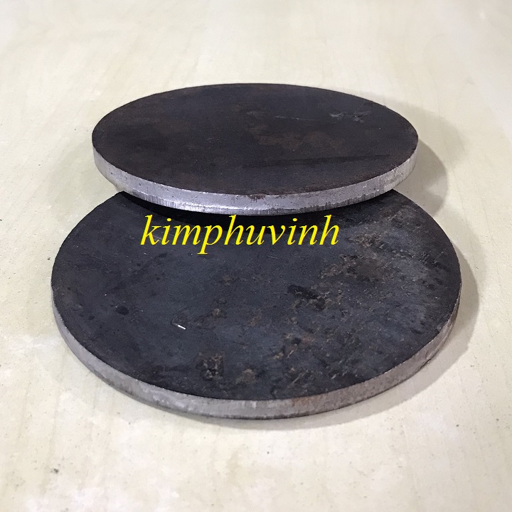 01 CÁI - Phi 100mm BẢN MÃ TRÒN ( Dày 5.5mm) - BẢN MÃ ĐẦU CỘT 100mm