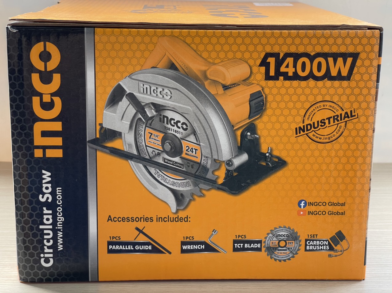 [HCM]MÁY CƯA ĐĨA INGCO 1400W - 185M CS18538