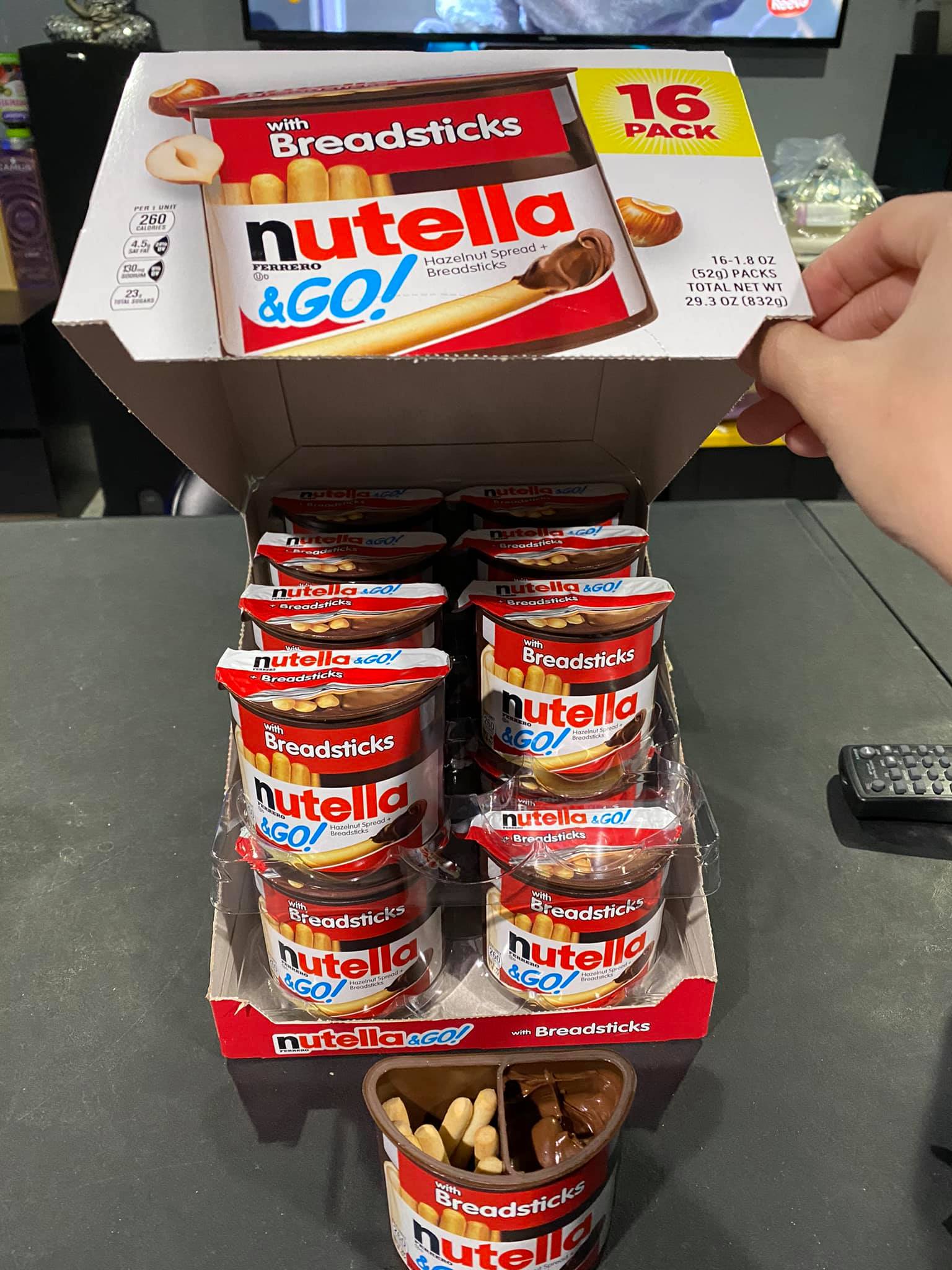 Bánh Que Chấm Sốt Chocolate Nutella And Go date 09/2025 - EDS Hàng Mỹ