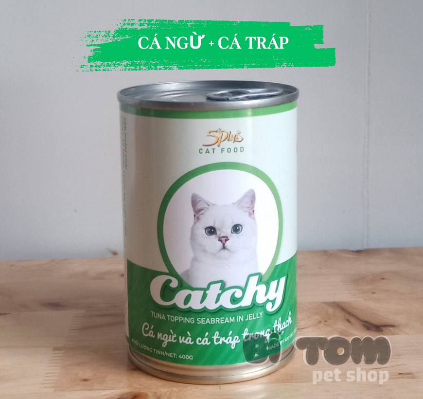Pate cho mèo Catchy lon 400g - Nhiều vị