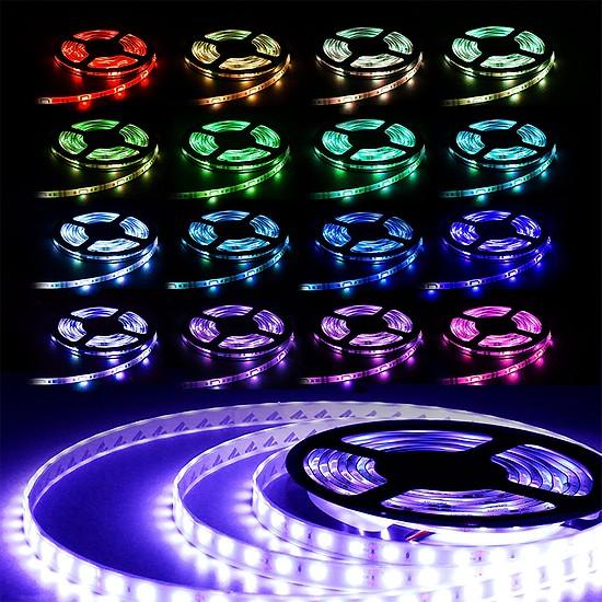 Bộ 2 dây Led 5050RGB 5m chống nước (Không nguồn, không khiển)