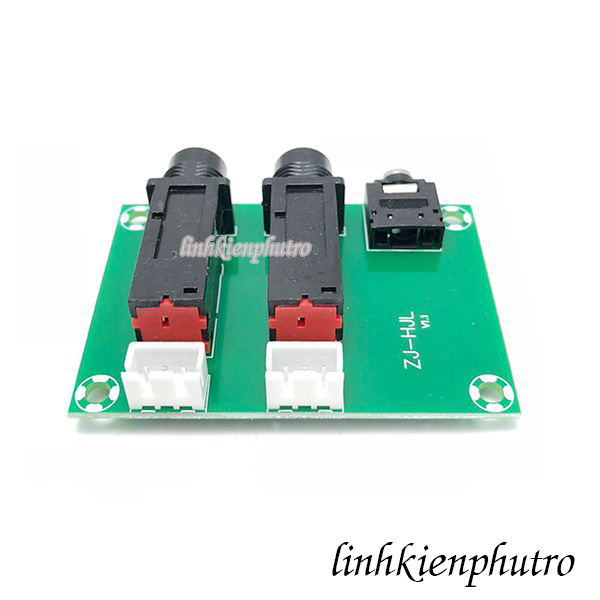 [HCM]Mạch Chuyển 2 Jack Micro 6.5mm Và Jack 3.5mm Sang Header 3 Pin