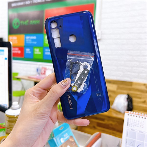 Bộ vỏ Realme 5 Pro zin mấu máy chuẩn