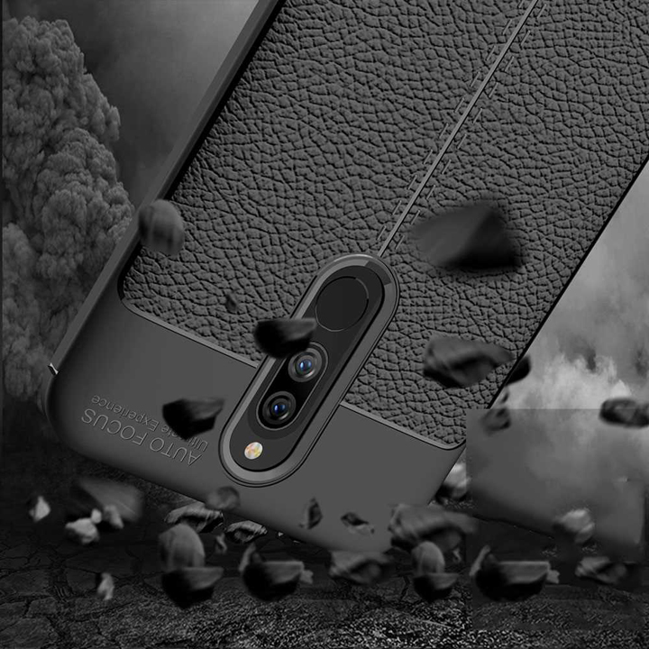 Ốp lưng Xiaomi Redmi 8 silicon giả da Auto Focus